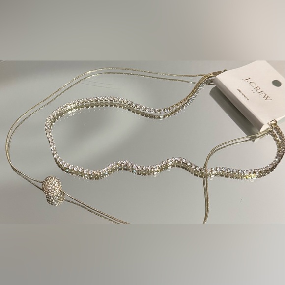 J. Crew Jewelry - 🆕J. Crew Layered Tennis & Pendant Necklace